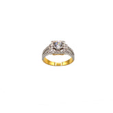 Square Gold Ring